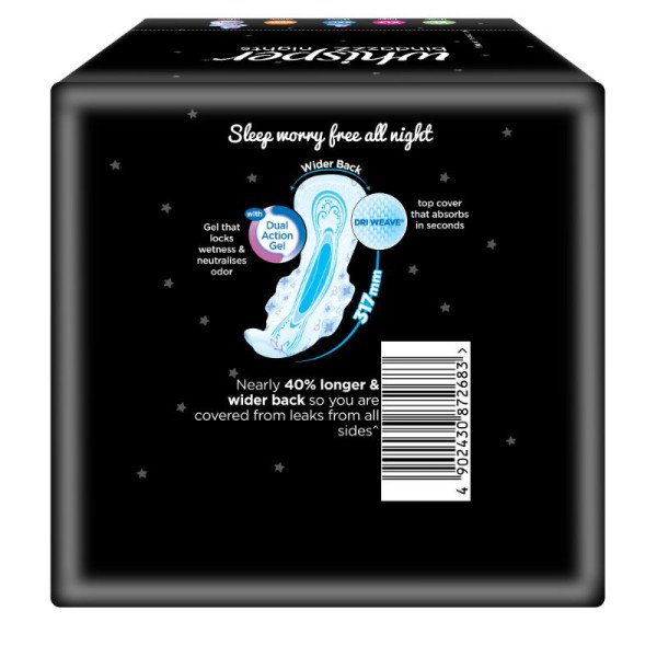 Whisper Bindazz Nights Sanitary Pads