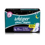 whisper mexi night sanitary pads