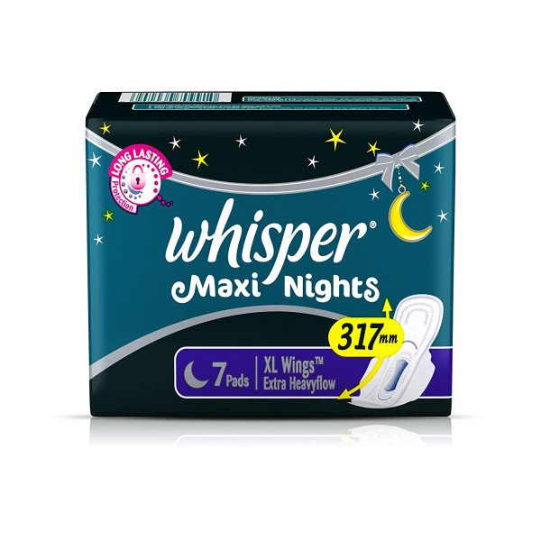 whisper mexi night sanitary pads
