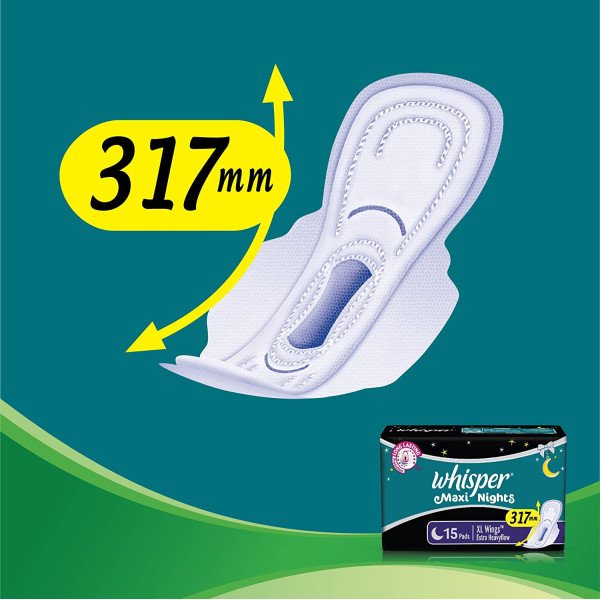 whisper mexi night sanitary pads