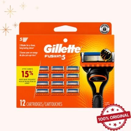 Gillette Fusion-5 Cartridge 12s Pack