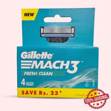 Gillette Mach3 Cartridge (Blade) 4 Pieces Pack