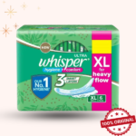 Whisper Ultra Clean Sanitary Napkin XL Wings 6-Pads
