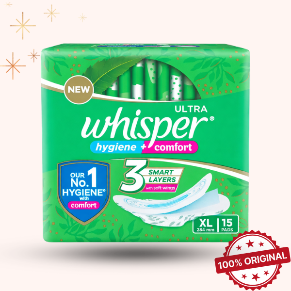 Whisper ultra clean XL wings 15 pads