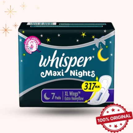 Whisper Maxi Nights Sanitary Napkin Wings 7-Pads