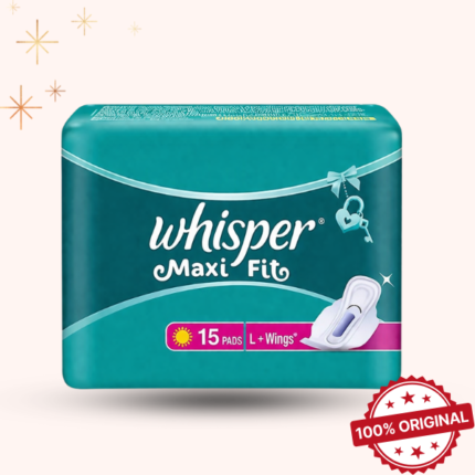 whisper maxi fit 15 pads