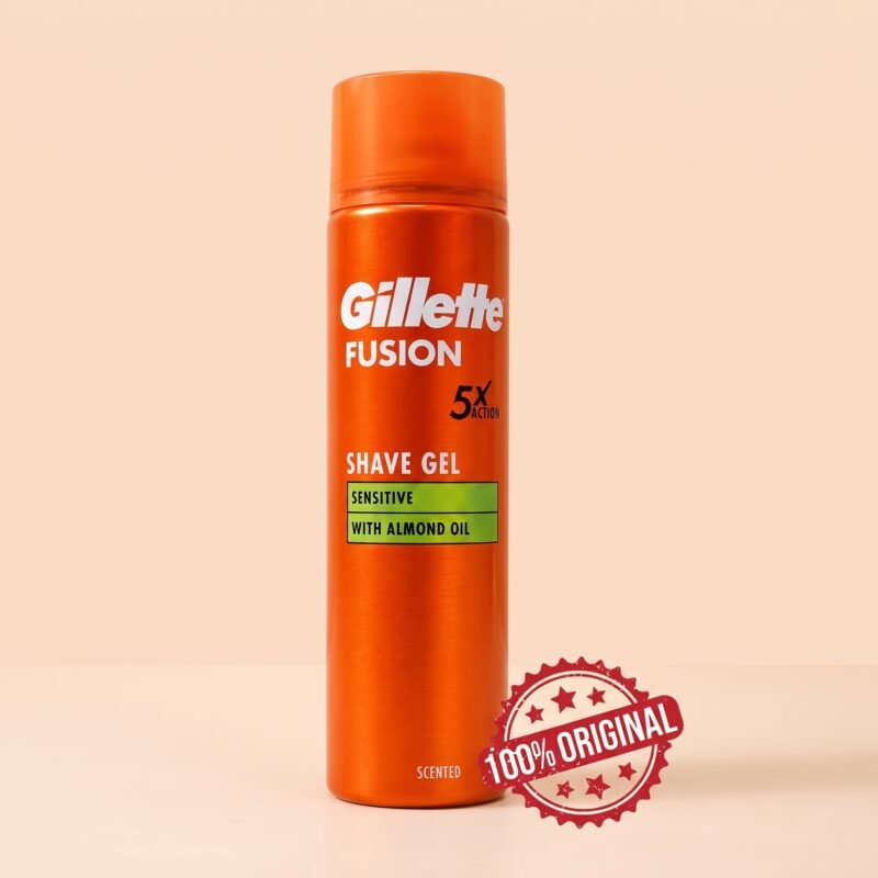 Gillette Fusion5 Sensitive Shave Gel with Almond Oil