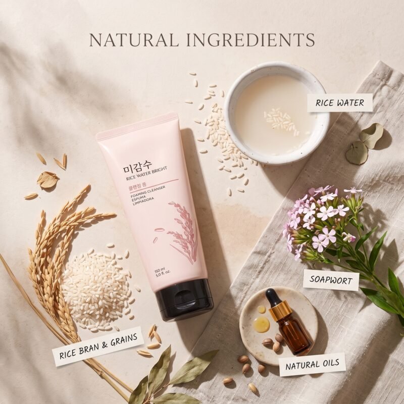 The Face Shop Rice Water Bright Foaming Cleanser 150ml
